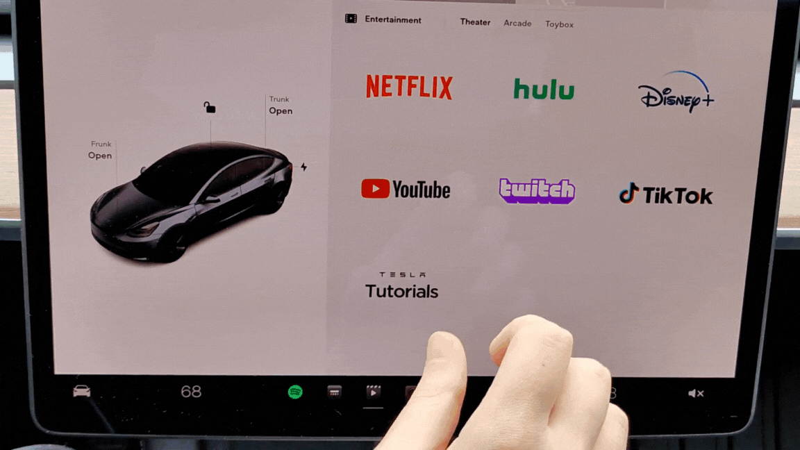 Youtube &amp; Netflix Carplay AI-Box für TESLA 